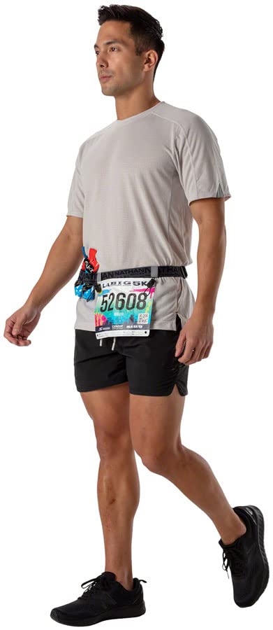 Nathan Race Number Waistbelt with Gel Loops for Running & Triathlon