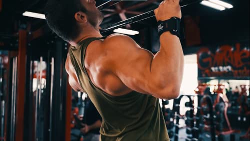 Heavy Duty Weight Lifting Hooks & Wrist Wraps - Small/Medium