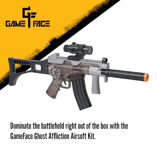 Airsoft Rifle Kit with 10-Shot Magazine - Grey, One Size
