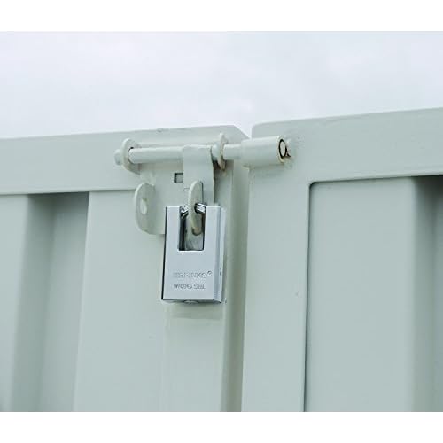 BRINKS 44mm Shrouded Padlock ? Hardened Steel Shackle, Dual Ball Locking Mechanism, Brass Pin Tumbler Cylinder, High Security for Industrial & Business Use