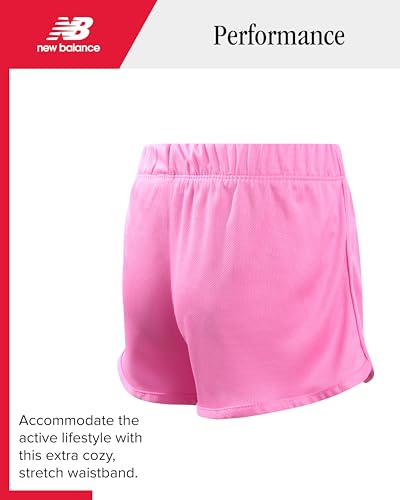 Girls Mesh Dolphin Shorts for Basketball, Volleyball, Soccer - 14-16 Pink