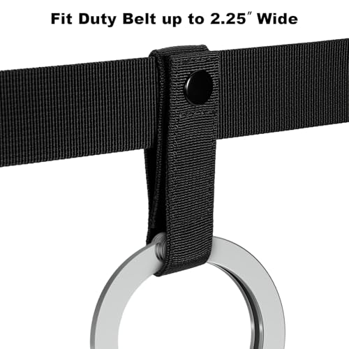Handcuff Strap Holder with Snap Closure - 2-Pack