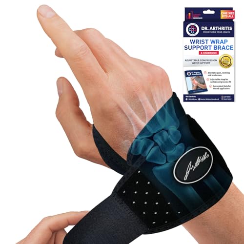 Adjustable Copper-Infused Wrist Brace for Carpal Tunnel & Tendonitis - Single