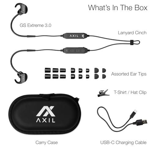 Shooting Ear Protection Earbuds with 5X Hearing Enhancement - Black