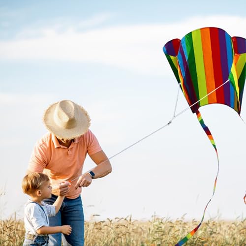 Easy Flyer Kite with Long Tail and String - Style 4