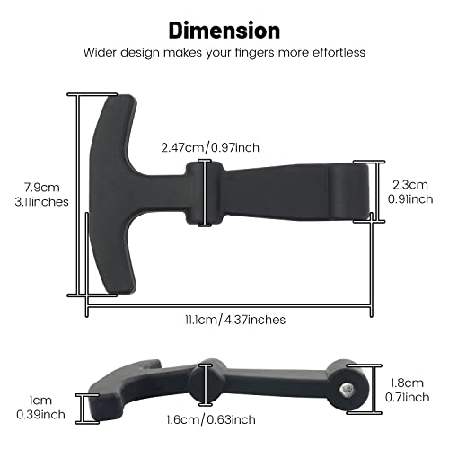 Durable Replacement Lid Latches - 2 Pack, Black for Coolers