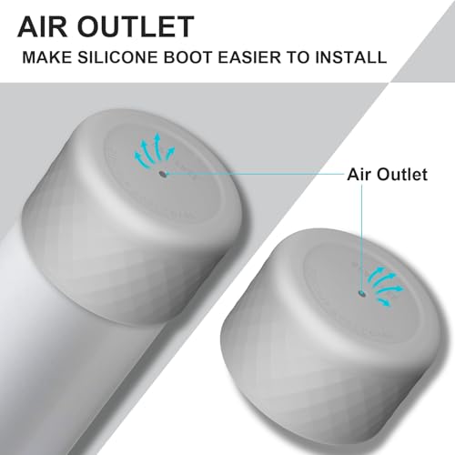 Silicone Boot Sleeve for Owala 30oz & 40oz Bottles - Gray