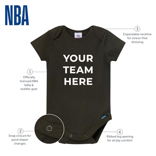 NBA Baby Bodysuits - New York Knicks 2-Pack Short Sleeve 0-3 Months