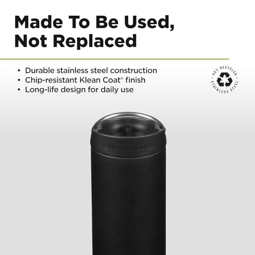 Klean Kanteen TK Wide 16 Oz Insulated Stainless Steel Tumbler - Black