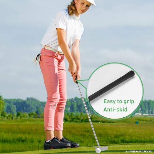 Golf Putter Set - 33" Two-Way Putter with 3 Balls - Indoor/Outdoor Use