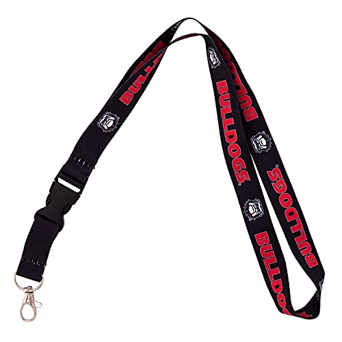 UGA University of Georgia Lanyard with Snap Buckle - Detachable ID Badge Holder