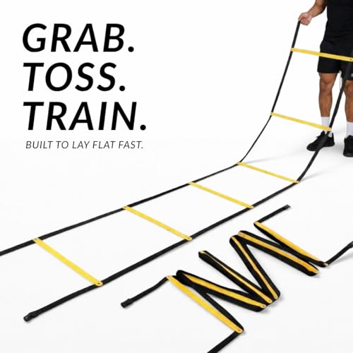 Heavy Duty Agility Ladder with Fixed Rungs for Speed Training