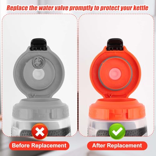 8-Pack Rubber Dispensing Valves for Gatorade Water Bottles