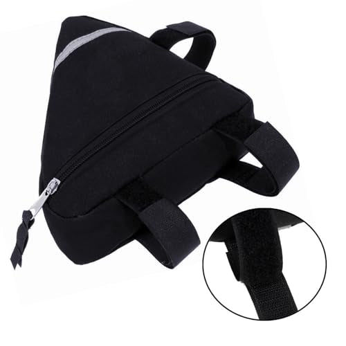 Bicycle Front Triangle Bag - Waterproof Nylon, High Capacity