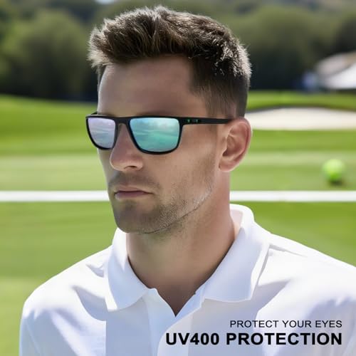 Polarized Golf Sunglasses for Men & Women - Lightweight & UV Protection