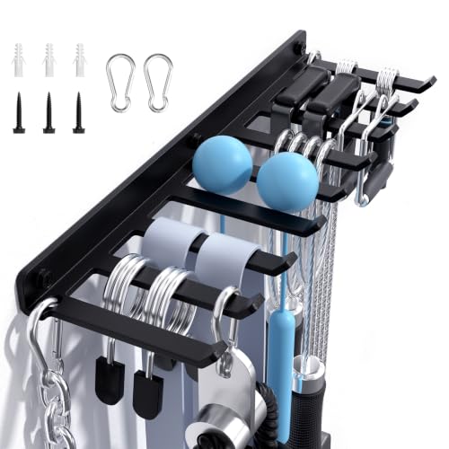 Heavy-Duty Wall-Mounted Storage Rack for Gym Accessories - Medium 1 Pack