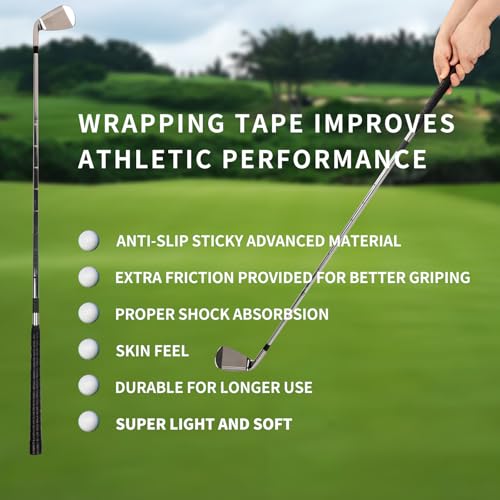Golf Grip Tape - Premium 3PCS Black Wrapping Tapes