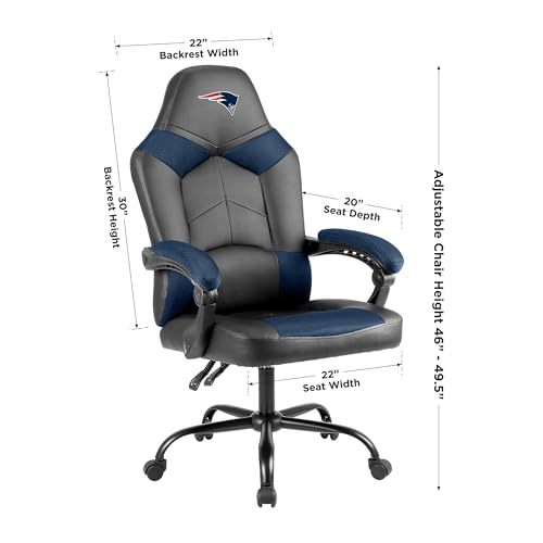 Oversized Office Chair with Memory Foam - New England Patriots