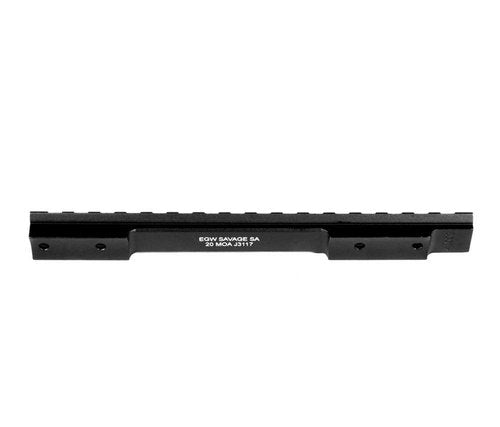 EGW Picatinny Rail Scope Mount for Savage Round Back Short Action 20 MOA