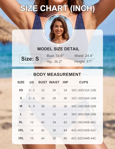 Blooming Jelly Brown Medium Bikini Set - Cheeky Push-Up High-Cut Womens Swimsuit