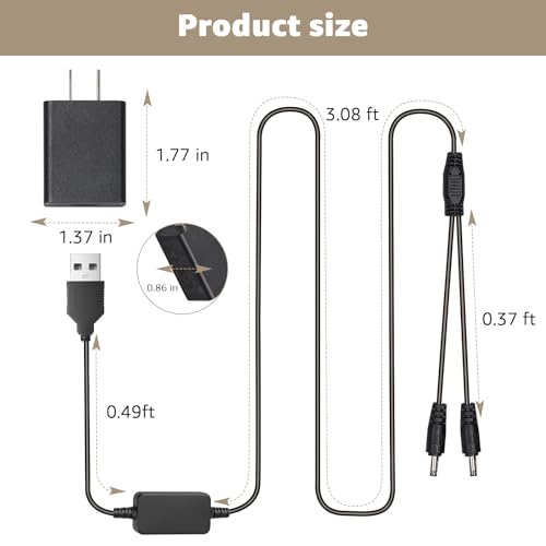 8.4V USB Dual-Port Charger for Heated Gloves and Gear