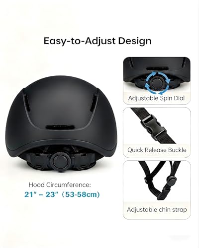 Kids Equestrian Helmet Ventilated Adjustable 53-58cm Safety Certified