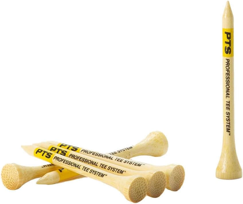 PrideSports Bamboo Golf Tees - 100 Count, 2-3/4 Inch | Ideal for Drivers & Woods, #1 Tour Tee Brand