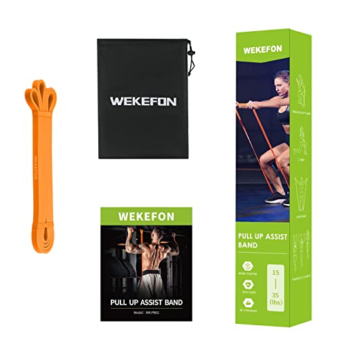 Resistance Bands Set - Pull Up Assist Bands, Orange - Stretch Mobility Band for Strength Training