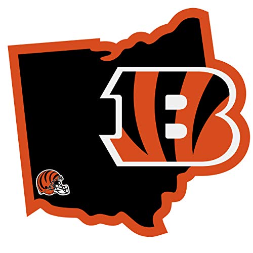 Cincinnati Bengals Home State Decal - Team Color Vinyl Sticker