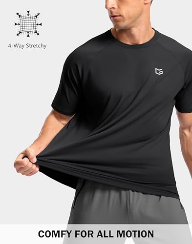 Men's Moisture Wicking Athletic T-Shirt - Quick Dry Cooling Tee