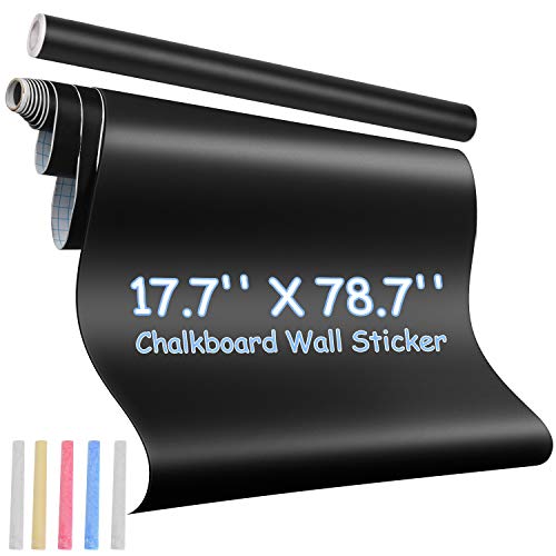 Large Chalkboard Contact Paper Roll - 7 Feet Self-Adhesive