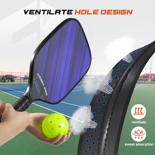 Black Pickleball Paddle Grip Tape 2-Pack - Anti-Slip Overgrip for Enhanced Control