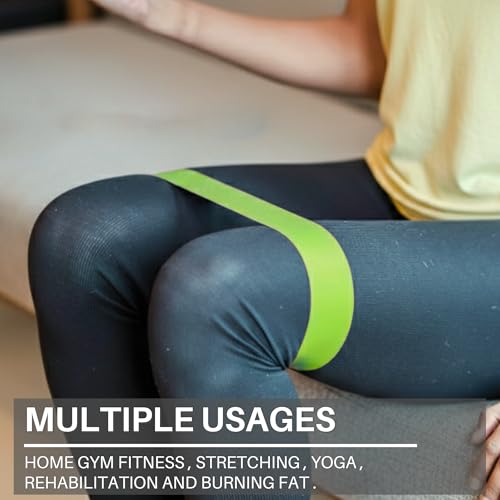 Resistance Loop Bands Set of 5 for Home Workout & Physical Therapy