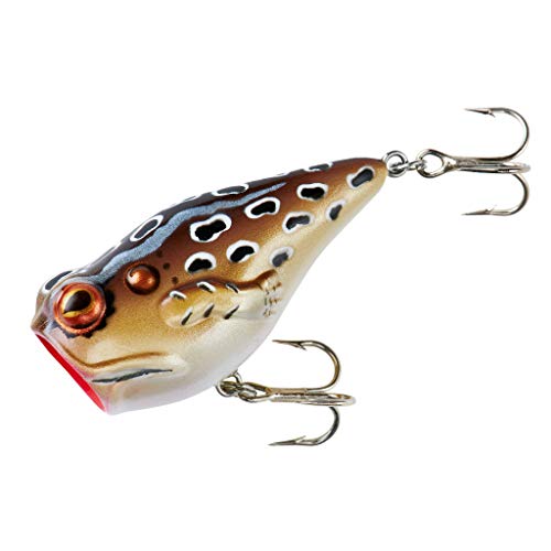 Pop'N Frog Topwater Fishing Lure - 1 7/8 Inch, Cricket Frog
