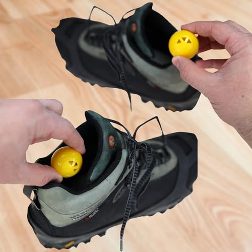 12-Pack Yellow Shoe & Backpack Deodorizer Spheres