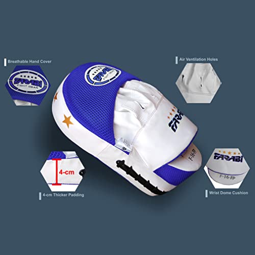 Farabi Sports Boxing Pads - Curved Mitts for Muay Thai, Kickboxing Training