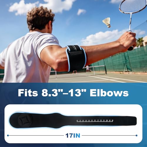 Adjustable Elbow Brace with Removable Pad for Tendonitis and Tennis Elbow