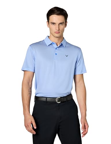 Callaway Men's Large Marina Short Sleeve Moisture-Wicking Golf Polo Shirt - Big & Tall