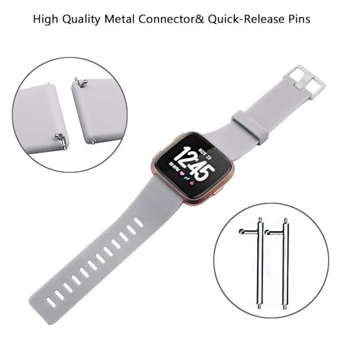 Sport Bands for Fitbit Versa 2/Versa/Versa Lite - Black, Small
