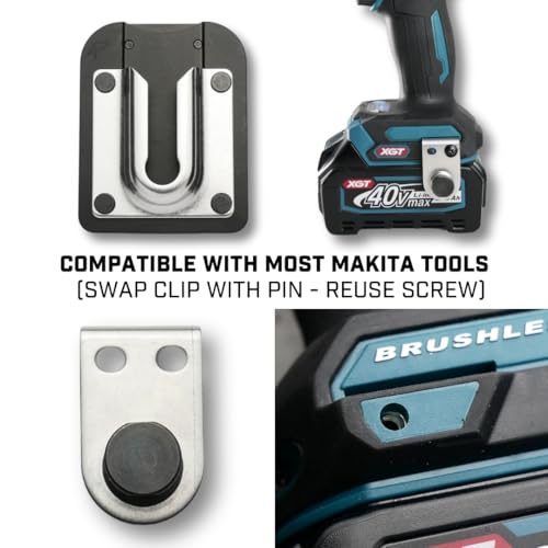 PinPal Pro | Universal Tool Holster - Gravity Locking Clip-On Tool Belt Holder for Drills, Impacts, and Other Tools