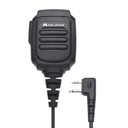 1-Pack Midland AVPH10 Handheld Two-Way Radio Shoulder Speaker Mic - Black