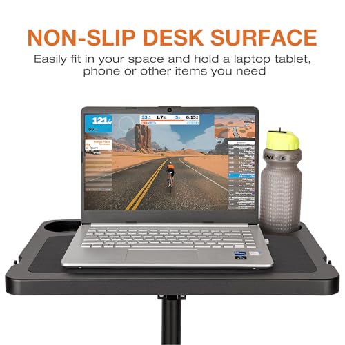 Adjustable Height Indoor Cycling Desk - Foldable Laptop Stand