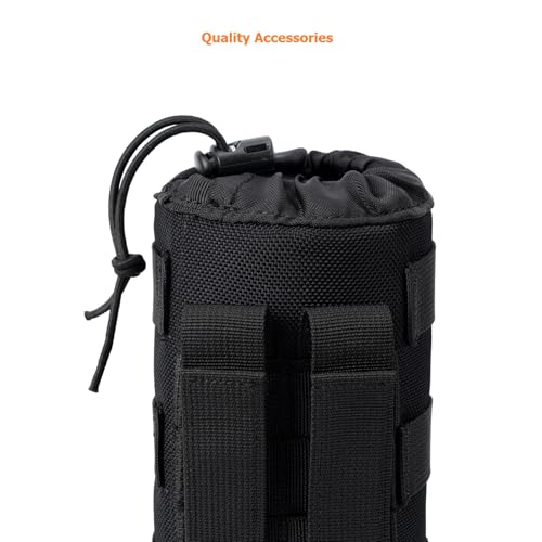 Dotacty MOLLE Water Bottle Holder – Tactical Nylon Bottle Pouch for Belts, Packs & Vests