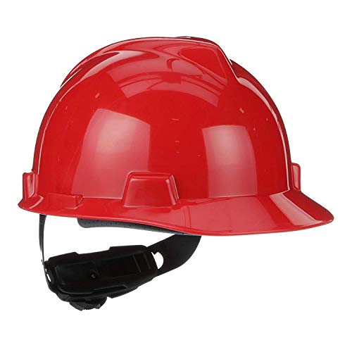 V-Gard Safety Hard Hat with Fas-Trac III Suspension - Polyethylene Shell