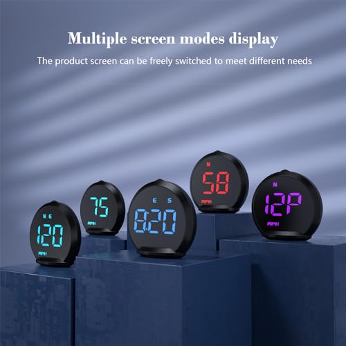 Digital GPS Speedometer G13 with Adjustable Color Display - Plug and Play