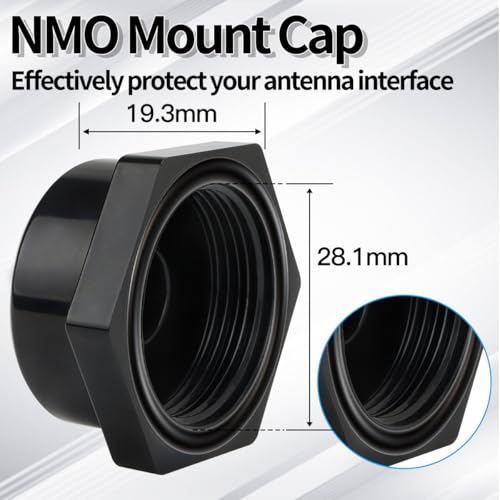 NMO Antenna Mount Cap with O-Ring Seal - 1 Pack