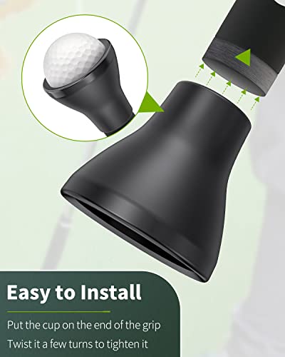Golf Ball Retriever Cup - Portable Grip Sucker Tool for Putters