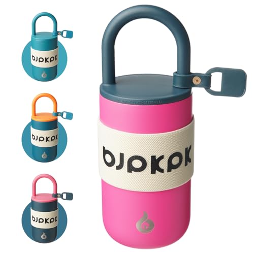 13oz Insulated Tumbler with Handle & Lid - Pink