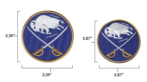 Buffalo Sabres Logo Patch - Small Hook & Loop Fastener
