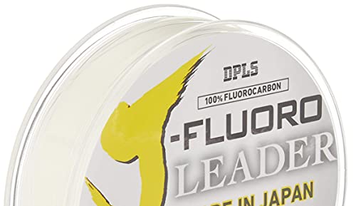 Daiwa 80 lb Fluorocarbon Leader, 50 yds, Clear - 100% J-Fluoro
